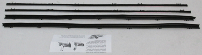 1965 El Camino Replacement Window Felts Whiskers Kit (4pcs)