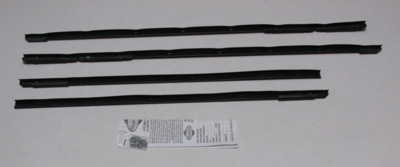 1963-64 Impala 4 Door Hardtop Outers Only Authentic Window Felts Whiskers Kit (4pcs)