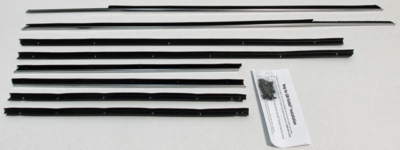 1963-64 Impala 2 Door Hardtop Replacement Window Felts Whiskers Kit (8pcs)