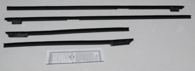 1967-68 Impala Convertible Outers Only Authentic Window Felts Whiskers Kit (4pcs)