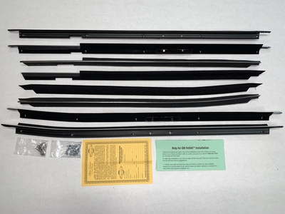 1977-79 Caprice 4 Door Sedan Authentic Window Felts Whiskers Kit (8pcs)