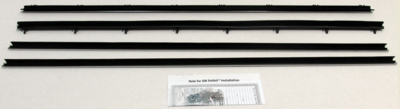 1975-79 Nova 2 Door Sedan Authentic Window Felts Whiskers Kit (4pcs)