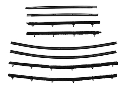 1969 Cutlass 4 Door Sedan Authentic Window Felts Whiskers Kit (8pcs)