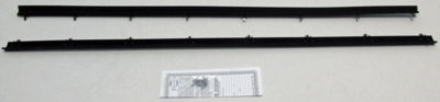 1978-83 Fairmont 2 Door Fastback, Zephyr 27 & Futura With Out Vent Outers Only Window Felts Whiskers Kit (2pcs)