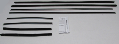 1969-70 Full-Size Convertible Authentic Window Felts Whiskers Kit (8pcs)