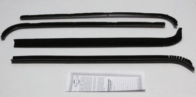 1971-72 Ford Pickup Truck Authentic Window Felts Whiskers Kit (4pcs)