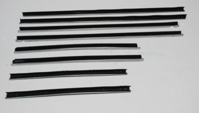 1968 Dodge B-Body Convertible Authentic Window Felts Whiskers Kit (8pcs)