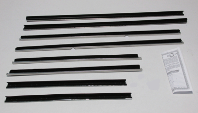 1969-70 Plymouth B-Body Convertible Authentic Window Felts Whiskers Kit (8pcs)