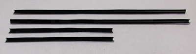 1969-70 Dodge B-Body Convertible Outers Only Authentic Window Felts Whiskers Kit (4pcs)