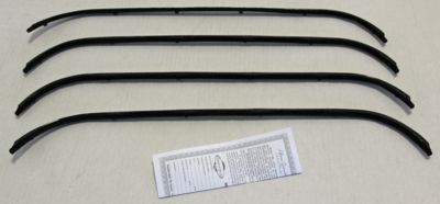 1937-49 1937-40 D-Series & 41-49 KB6-12 and Panel Truck Authentic Window Felts Whiskers Kit (4pcs)