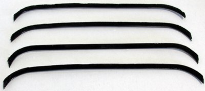 1941-49 International K & KB 1-5 Series Replacement Window Felts Whiskers Kit (4pcs)