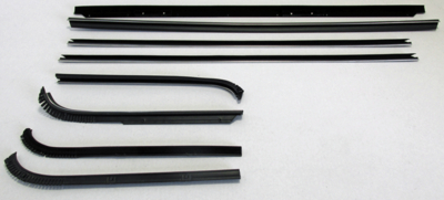 1972-74 Lesabre 2 Door Hardtop Replacement Window Felts Whiskers Kit (8pcs)