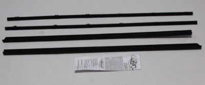 1964-65 Mopar B-Body Coupe Outers Only Authentic Window Felts Whiskers Kit (4pcs)