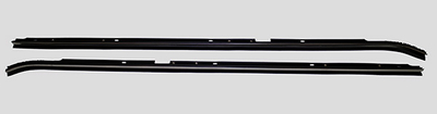 1981-87 Regal 2 Door Authentic Window Felts Whiskers Kit With Out Buick Special Molding Outers Only (2pcs)