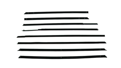 1961 Cadillac 4 Door Sedan Authentic Window Felts Whiskers Kit (8 pcs)