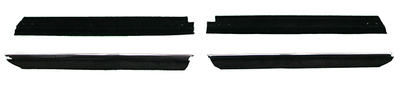 1971-73 Mustang Convertible Quarter Inner & Outer Window Felts Whiskers Kit