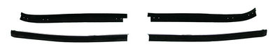 1971-73 Mustang Fastback Quarter Inner & Outer Window Felts Whiskers Kit (4pcs)