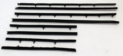 1966-67 Skylark Convertible Authentic Window Felts Whiskers Kit (8pcs)