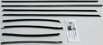 1969 Skylark Convertible Replacement Window Felts Whiskers Kit (8pcs)