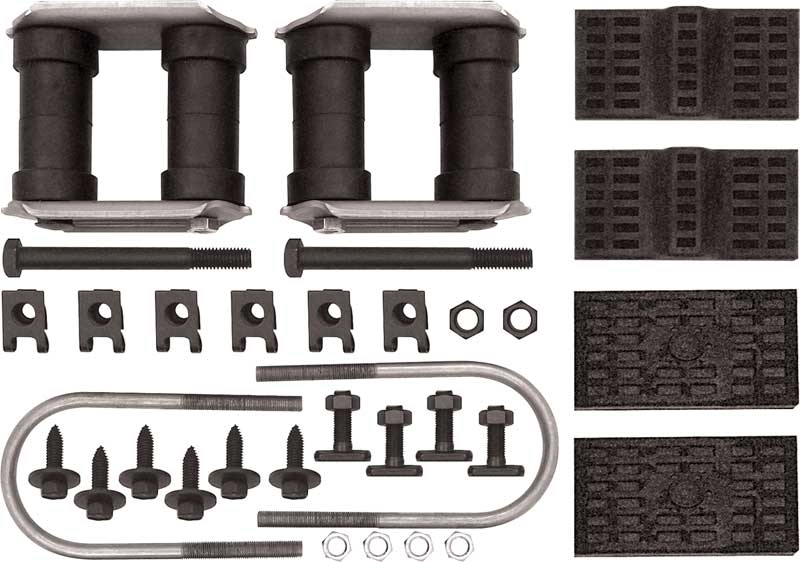 1970-81 Camaro/Firebird, 75-79 Nova / X-Body Multi-Leaf Install Set U-Bolts & T-Bolts 