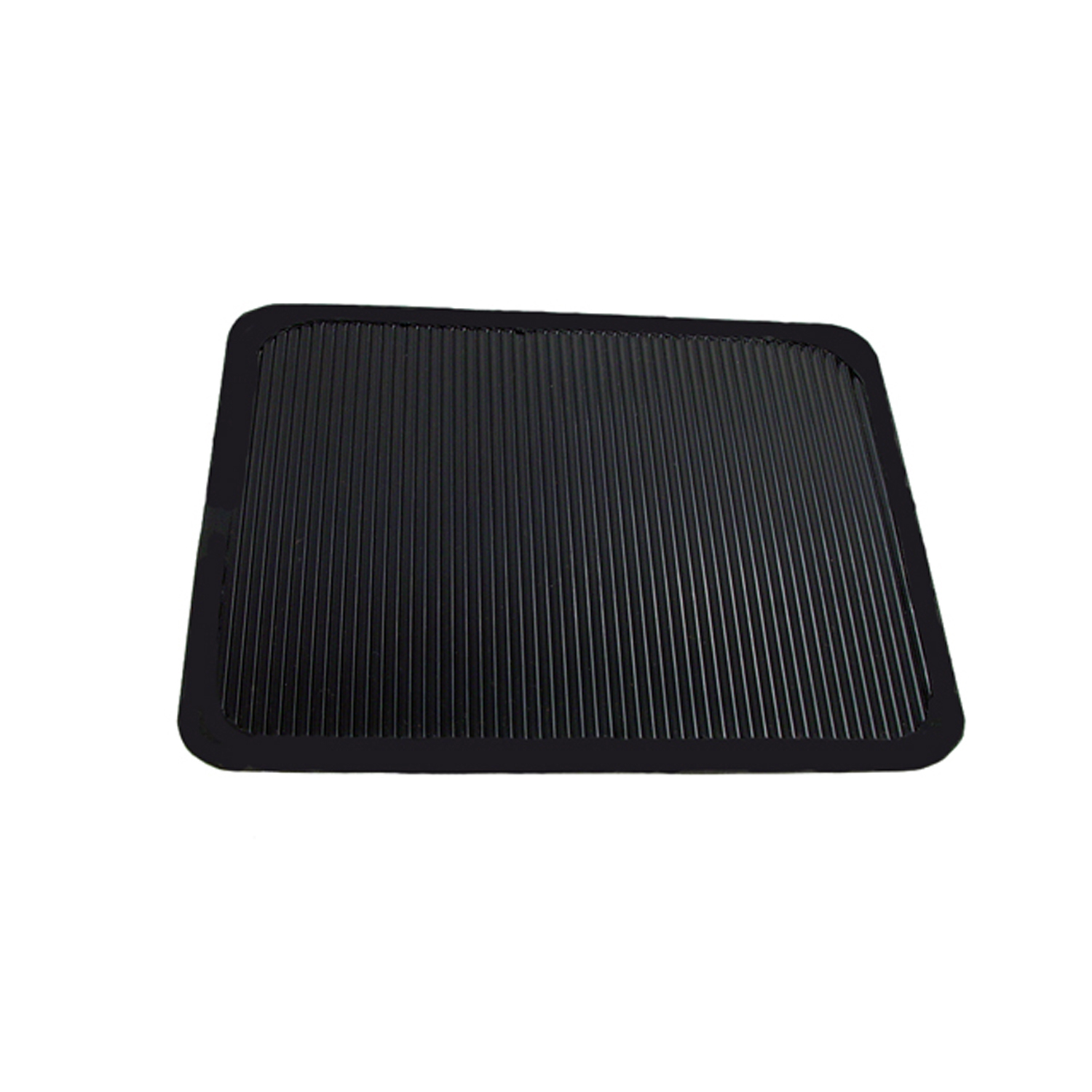 Metro Small Mat 6-7/8" wide X 5-1/2" long 1/8" Thickness, Black Rubber; RM 5