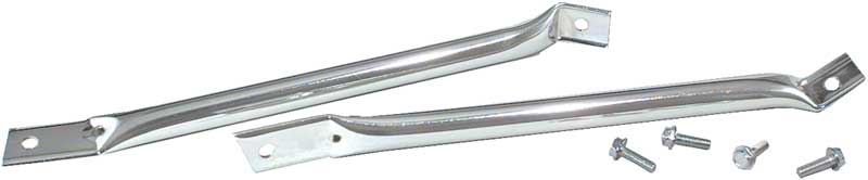 1967-69 Camaro / Firebird Chrome Fender to Radiator Support Bars 