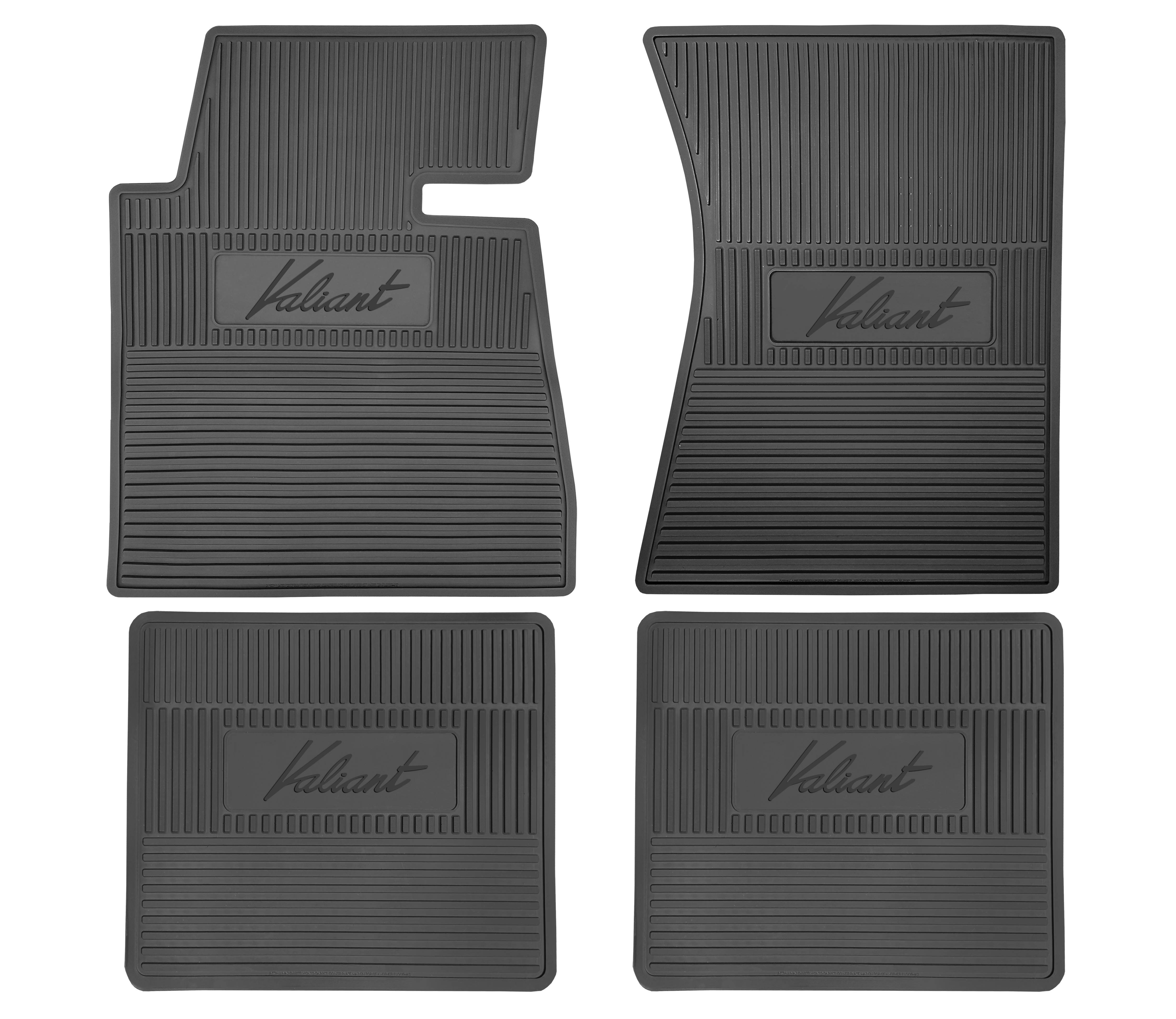 1964 Plymouth Valiant A-Body Next Generation Custom Vintage Rubber Floor Mats Package