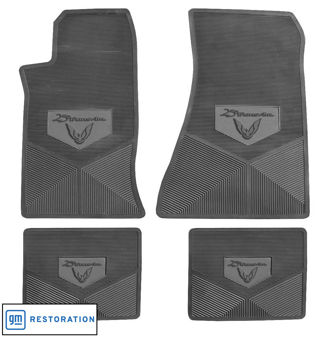 1992 Pontiac 25Th Anniv. Trans Am Next Generation Custom Vintage Rubber Floor Mats Package