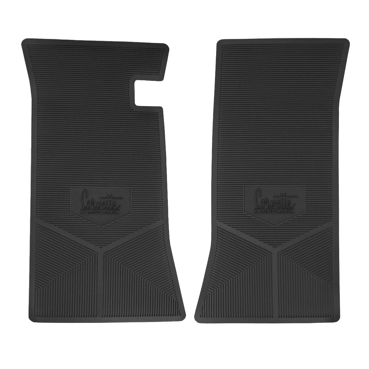 1963-1967 Corvette C2 Next Generation Custom Vintage Rubber Floor Mats Package