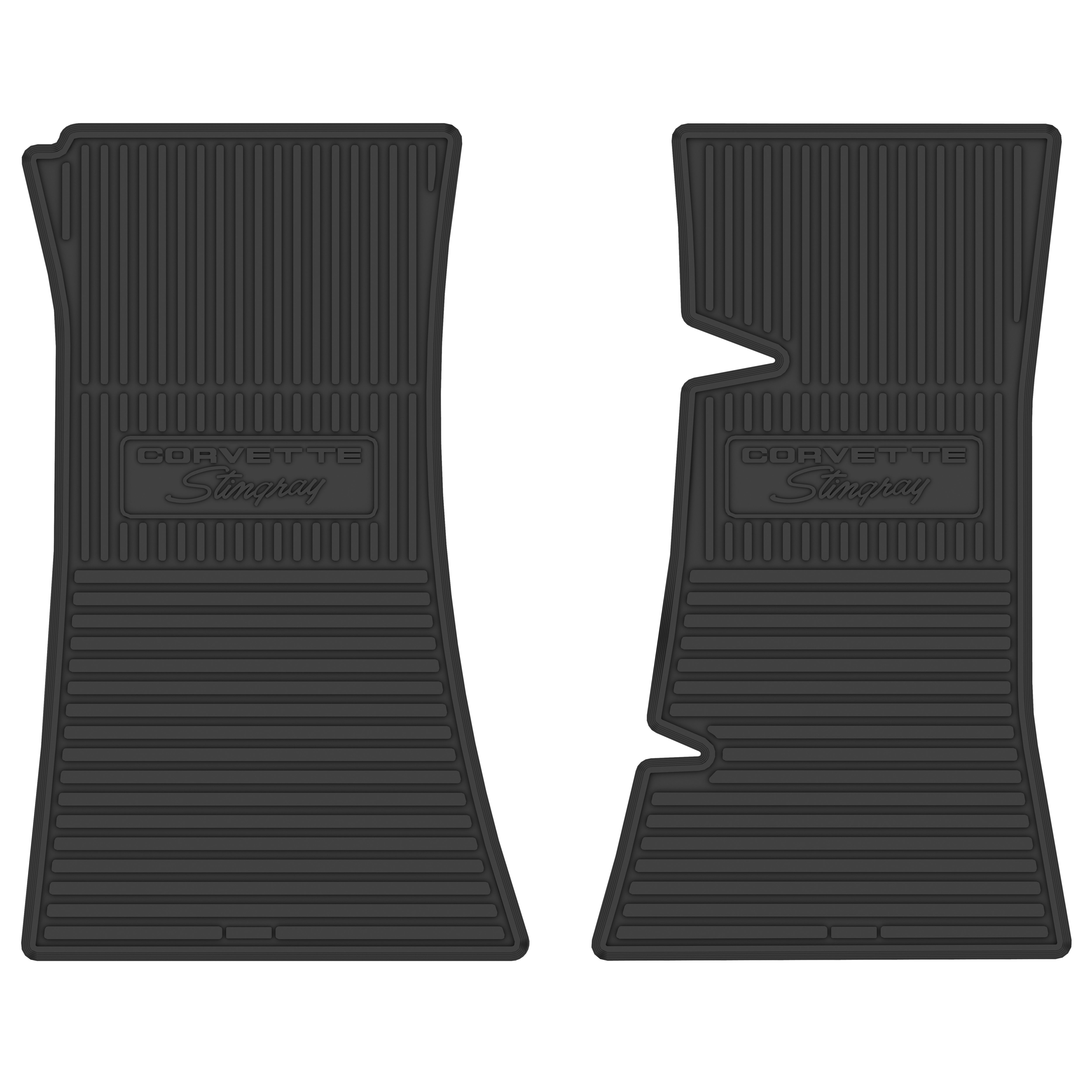 1968-1982 Corvette C3 Next Generation Custom Vintage Rubber Floor Mats Package