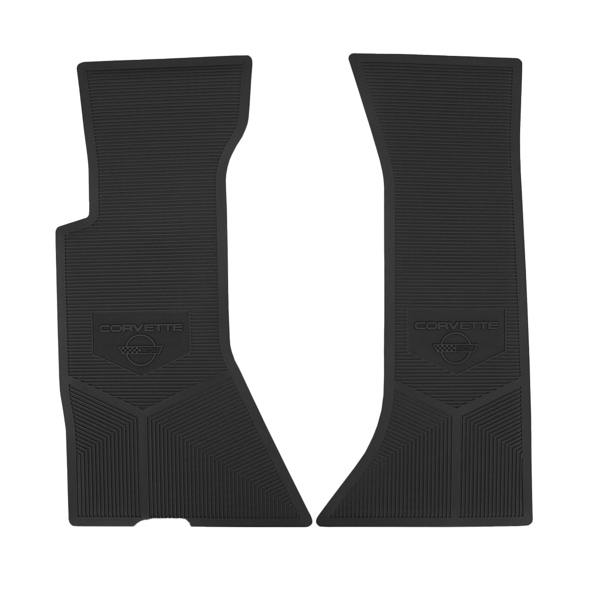 1984-1996 Corvette C4 Next Generation Custom Vintage Rubber Floor Mats Package