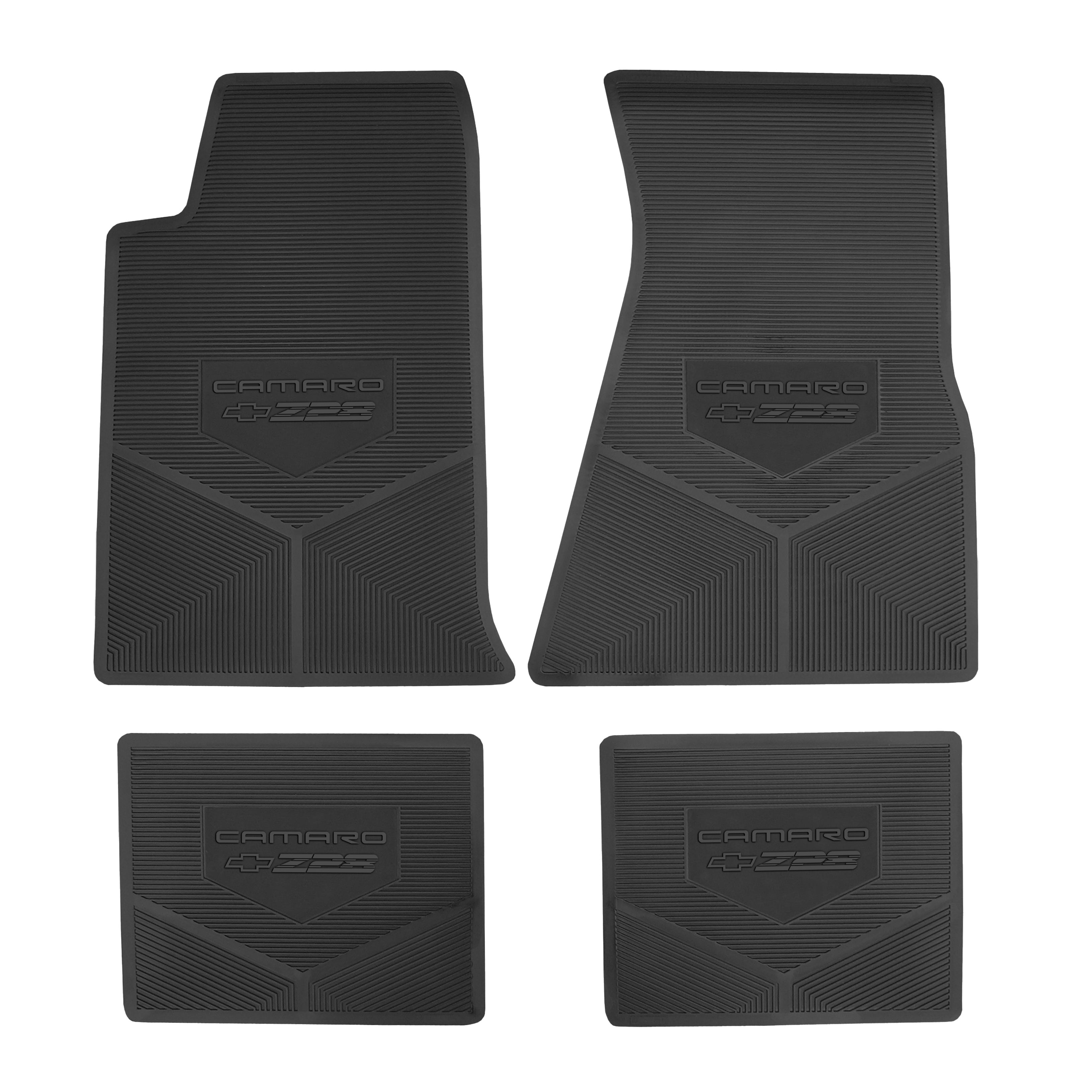 1993-2002 Chevrolet Camaro Next Generation Custom Vintage Rubber Floor Mats Package