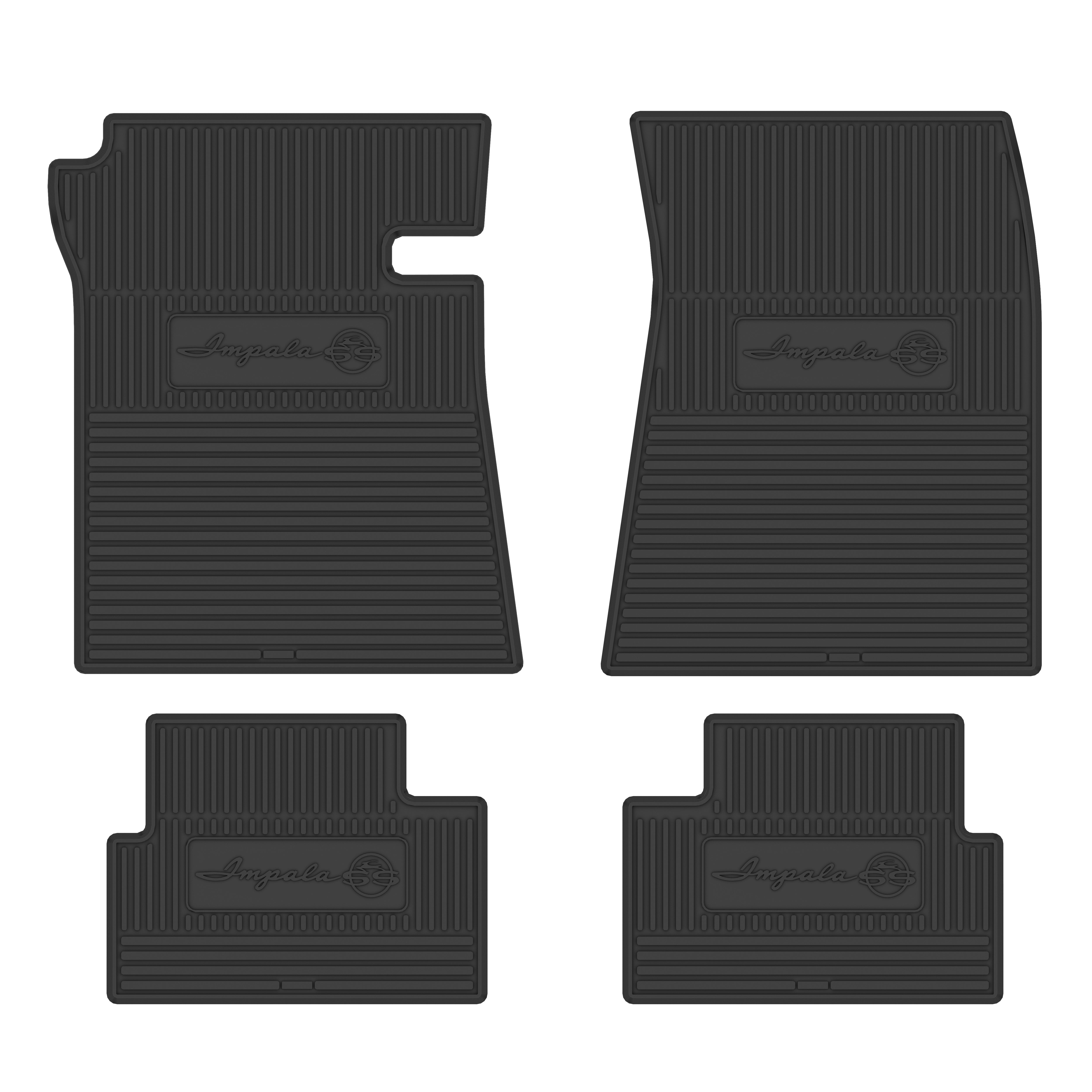 1961-1964 Chevrolet Impala Next Generation Custom Vintage Rubber Floor Mats Package