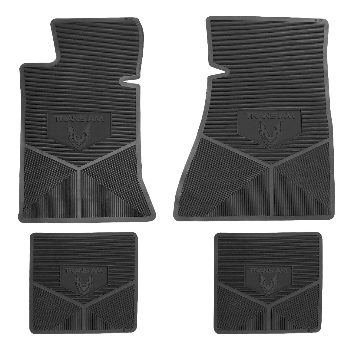 1982-1984 Pontiac Trans Am Next Generation Custom Vintage Rubber Floor Mats Package