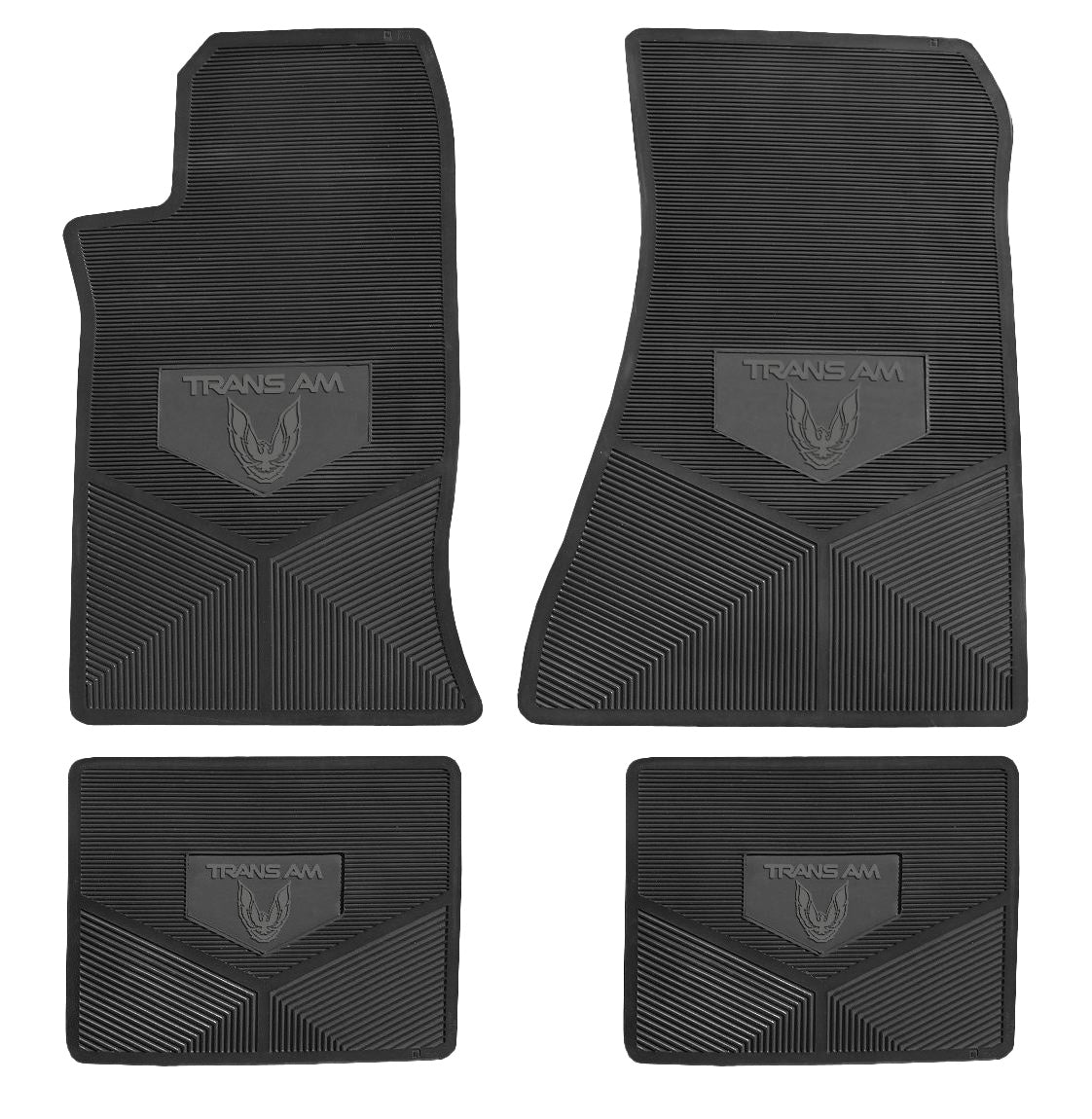 1985-1992 Pontiac Trans Am Next Generation Custom Vintage Rubber Floor Mats Package