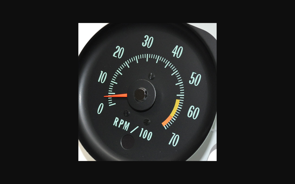 1970-1970 Chevrolet Chevelle SS 6500 RPM Tach