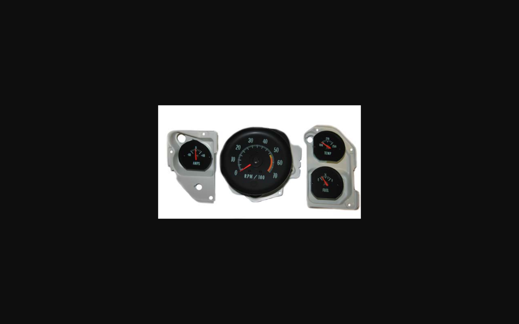 1970-1970 Chevrolet Chevelle SS Gauge Conversion Kit - 5500 RPM