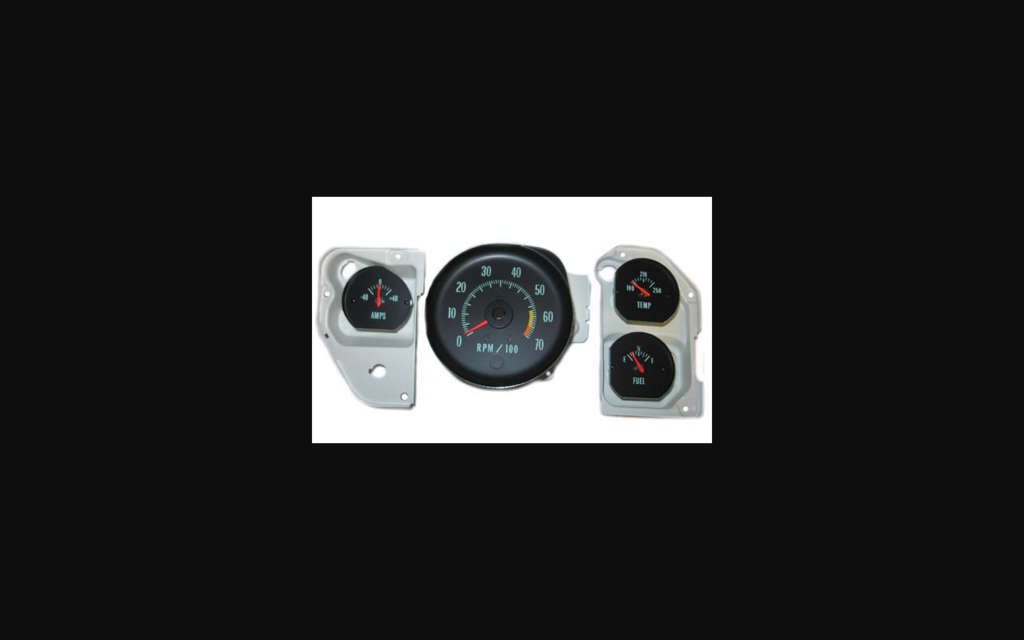 1970-1970 Chevrolet Chevelle SS Gauge Conversion Kit - 6500 RPM