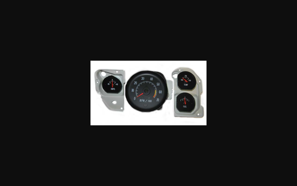 1971-1972 Chevrolet Chevelle SS Gauge Conversion Kit - 6500 RPM