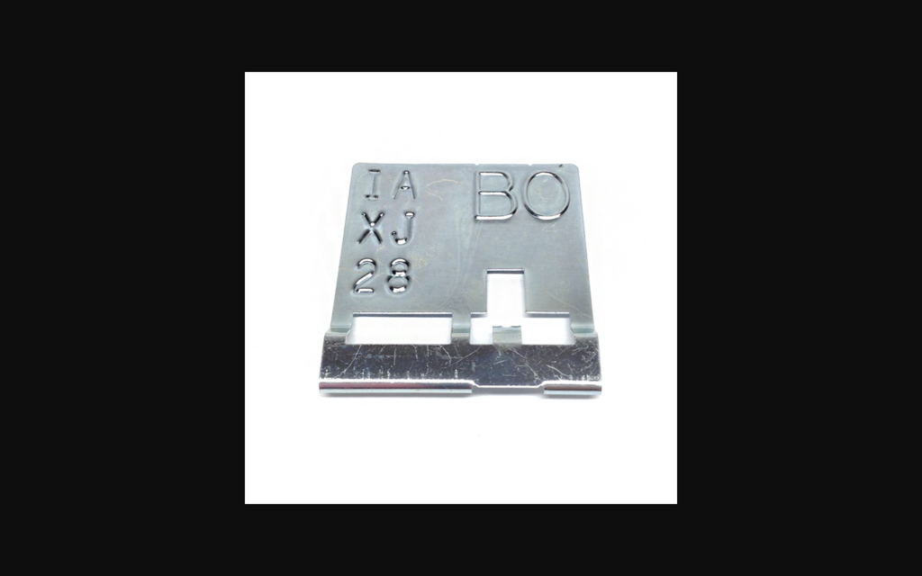 1969-1970 Chevrolet Chevelle Radiator Tag - Code BO, 396/375HP Manual