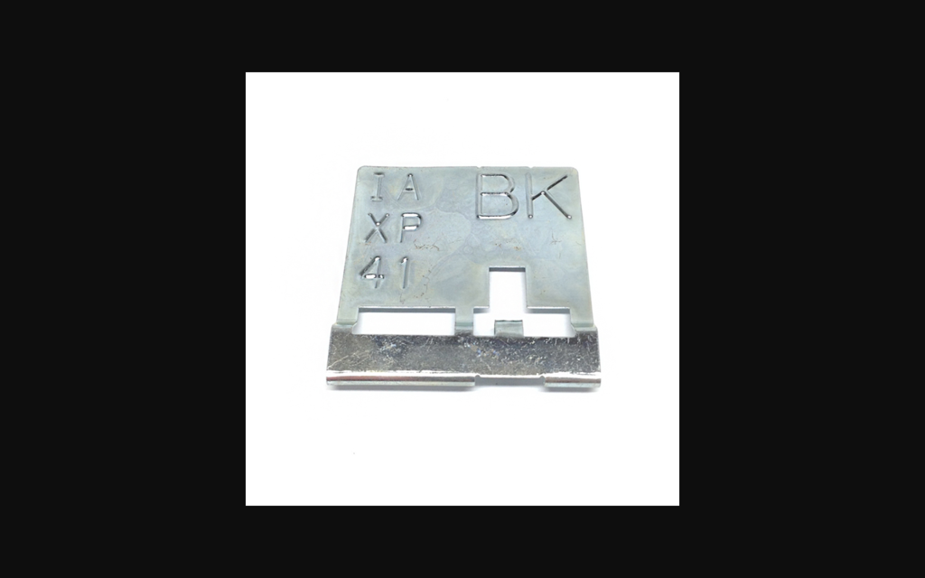 1969-1970 Chevrolet Chevelle Radiator Tag - Code BK