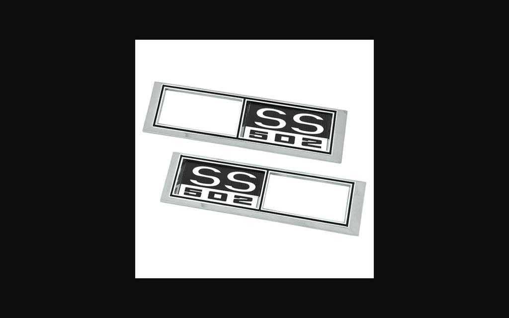 1968-1968 Chevrolet Chevelle Front Marker Light Bezels - SS502