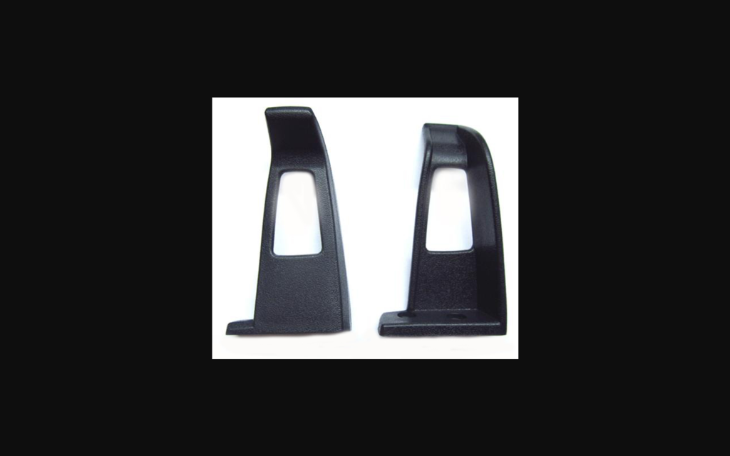 1978-1987 Chevrolet El Camino Seat Belt Guides - Black