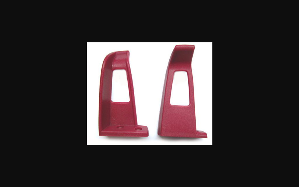 1978-1987 Chevrolet El Camino Seat Belt Guides - Red