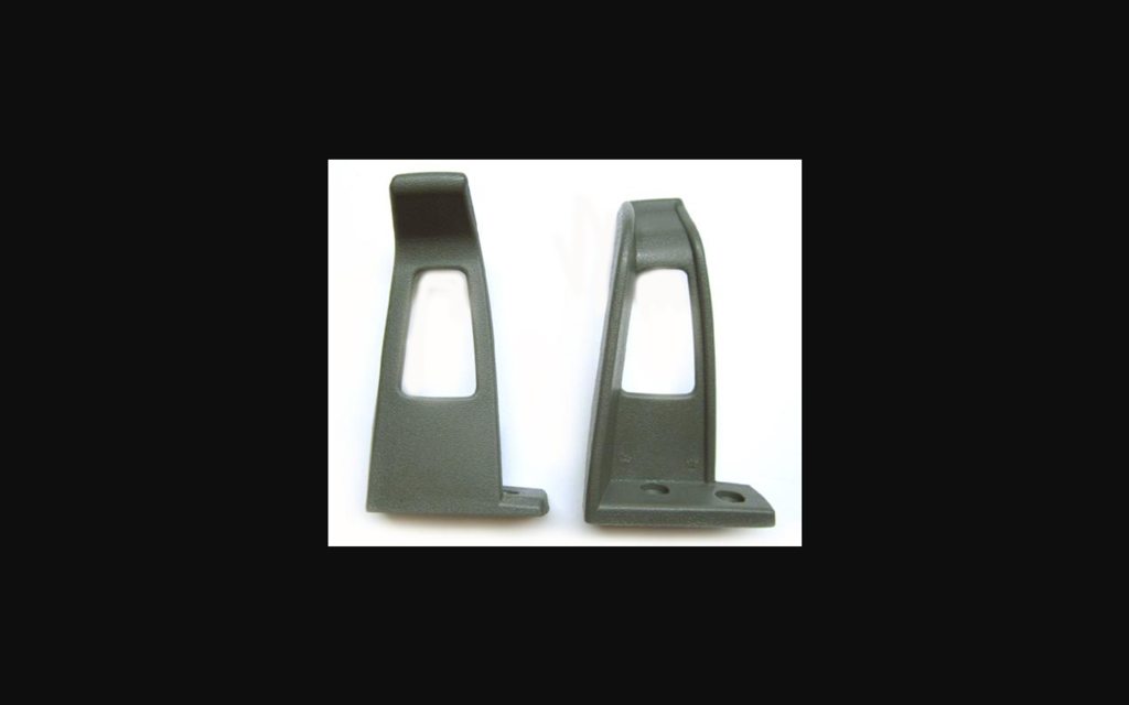 1978-1987 Chevrolet El Camino Seat Belt Guides - Gray