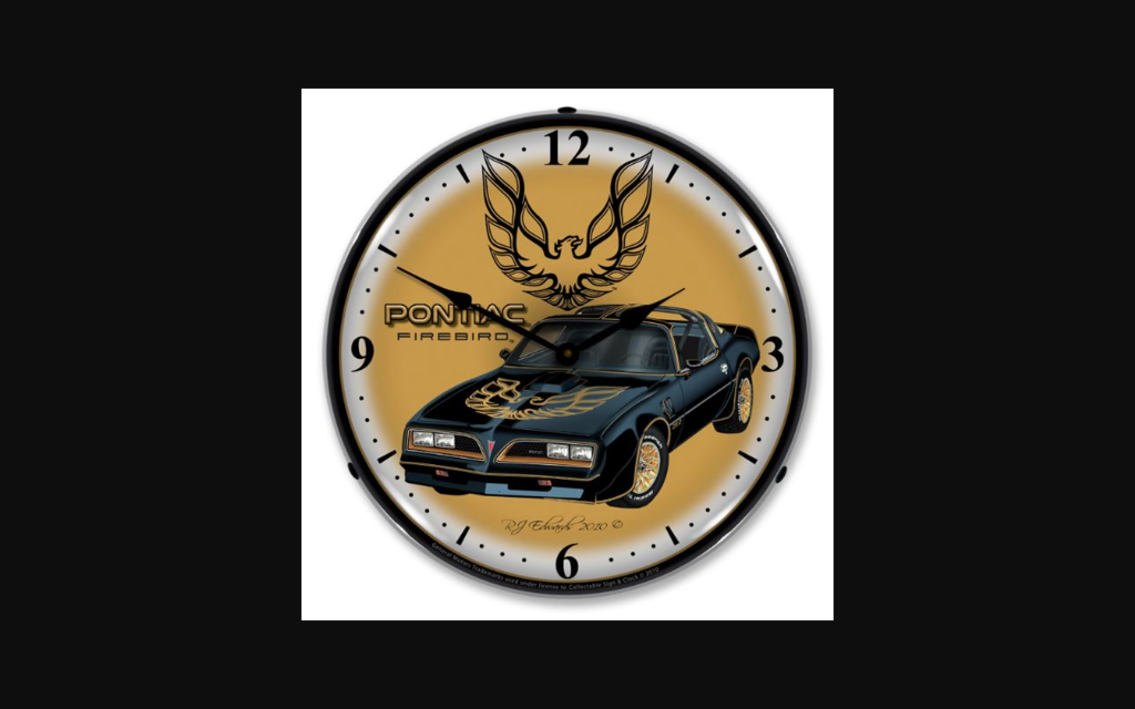 1977-1977 Pontiac Firebird LED Clock. "The Bandit"