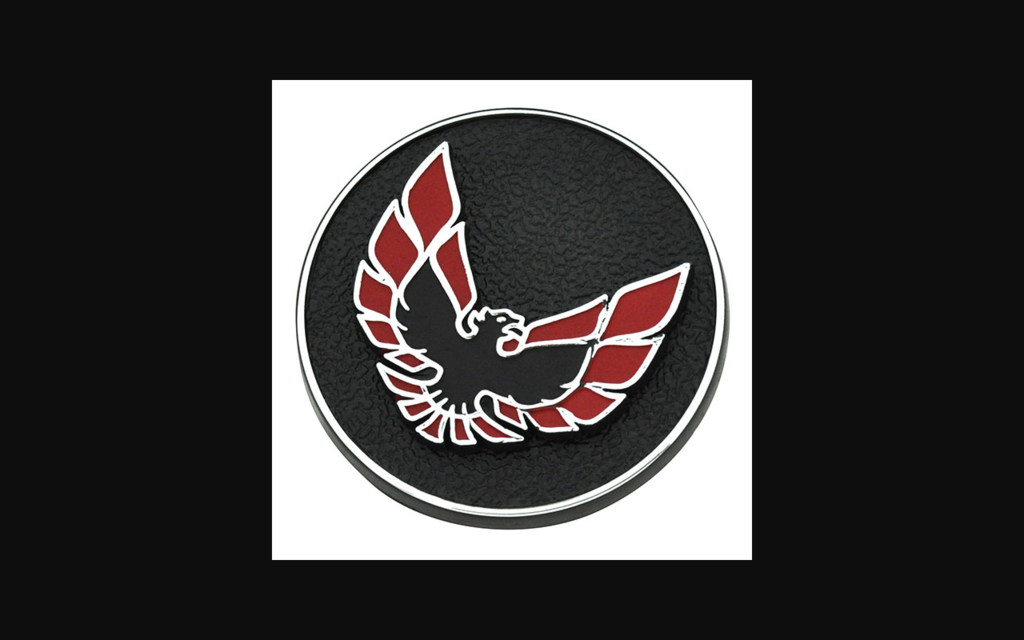 1970-1981 Pontiac Firebird Door Panel Bird Emblem - Red