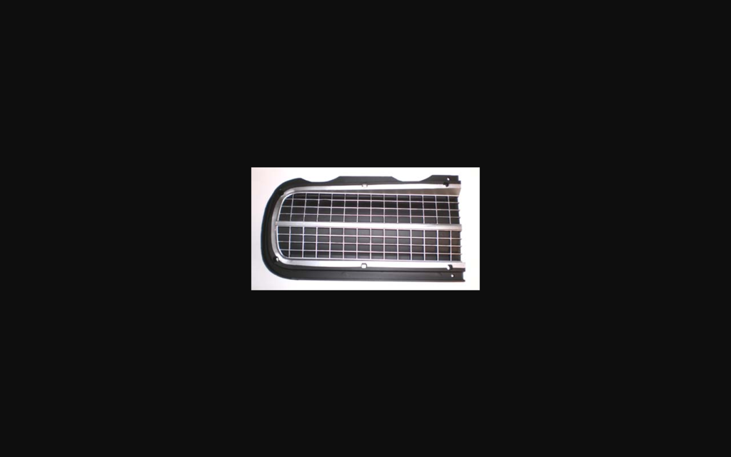 1969-1969 Pontiac GTO Hideaway Headlamp Door Grille - RH