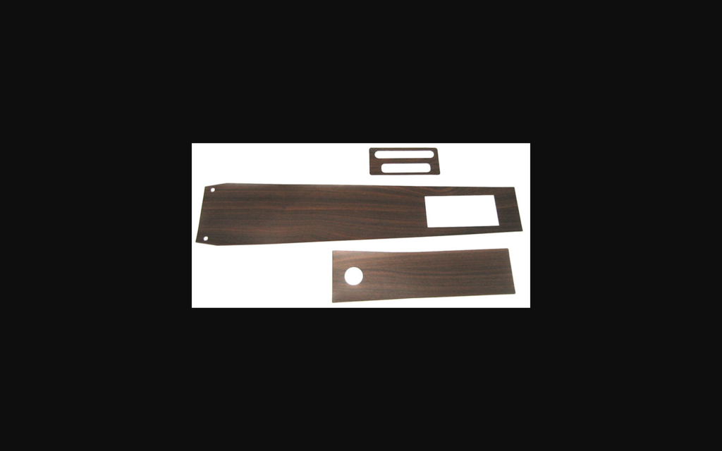 1967-1967 Pontiac GTO Powerglide Console Woodgrain Kit