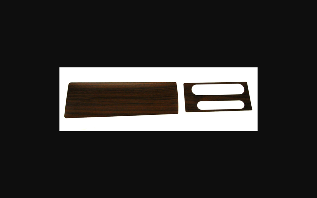 1969-1972 Pontiac GTO Console Woodgrain Kit - 3-Speed